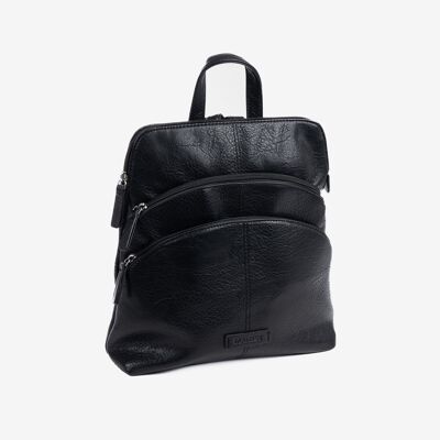 Damenrucksack, schwarze Farbe, Backpacks Series - 28x31x9 cm