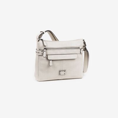Shoulder bag, beige color, New Class Series. 29x23x9.5cm