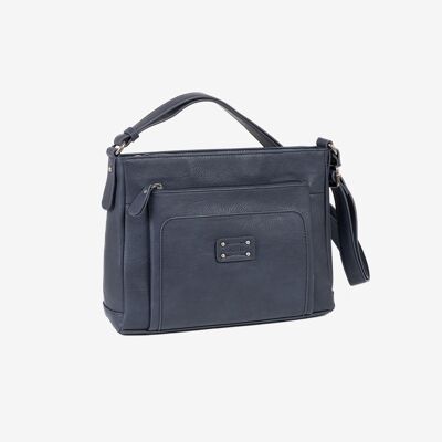 Sac classique bleu - 29x22x10 cm - 21956