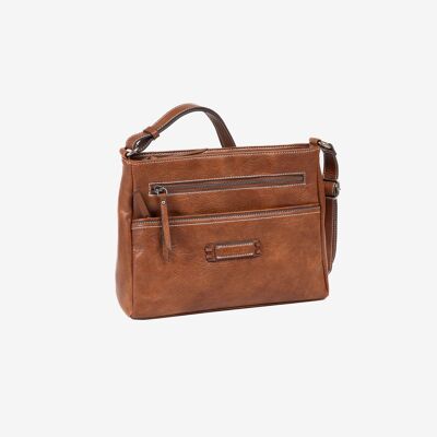 Classic bag, leather color - 29x22x10 cm - 21951