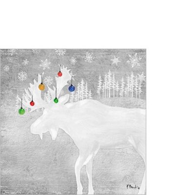 Woodland Moose plata 25x25cm