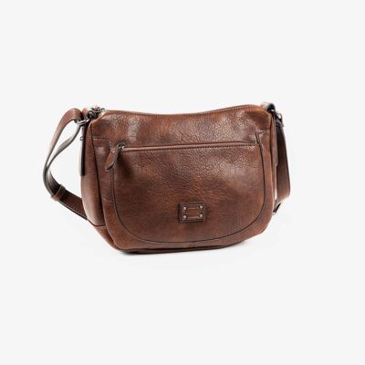 Shoulder bag, brown color, New Clas Series - 29x21x10 cm