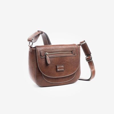Shoulder bag, brown, New Clas Series 24x18x11 cm