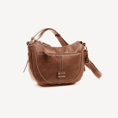 Shoulder bag, brown, New Clas Series 25x18x9 cm