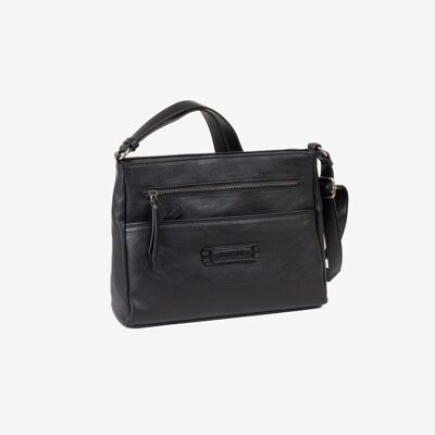 Bolso Bandolera Classic Negro - 29x22x10 cm