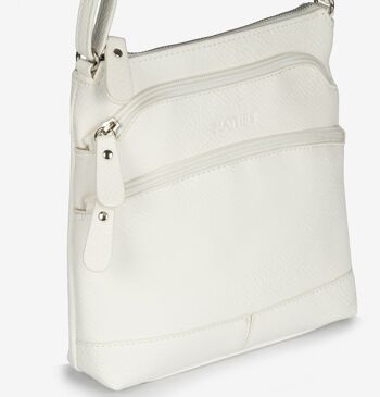 Mini sac blanc pour femme - 20x21x6 cm 3
