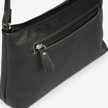 Mini sac noir - 26x17x6 cm 4