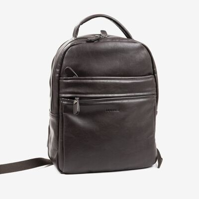 Men&#39;s backpack, brown color - 29.5x37 cm