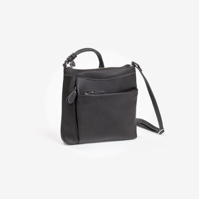 Small shoulder bag, brown, Minibags Series - 12x21 cm