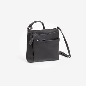 Petit sac à bandoulière, marron, Série Minibags - 12x21 cm 1