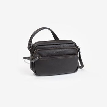 Petit sac à bandoulière, marron, Série Minibags - 21x14 cm 1