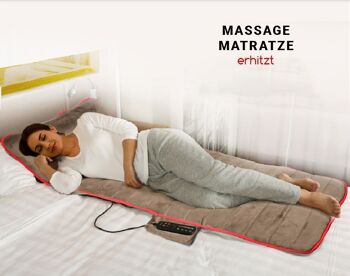 Matelas de massage avec chauffage en deux zones ZENET ZET-836 6