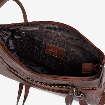 Mini sac pour femme, marron, série Minibags. 25,5x16x6cm 2