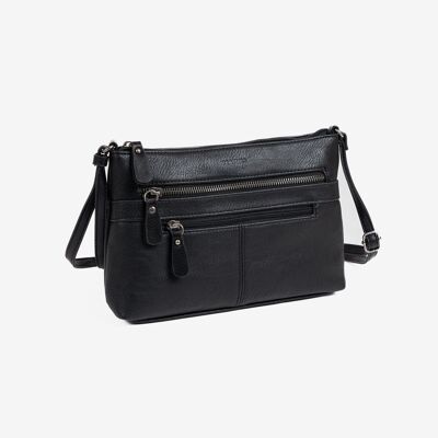 Mini sac pour femme, noir, série Minibags. 25,5x16x6cm