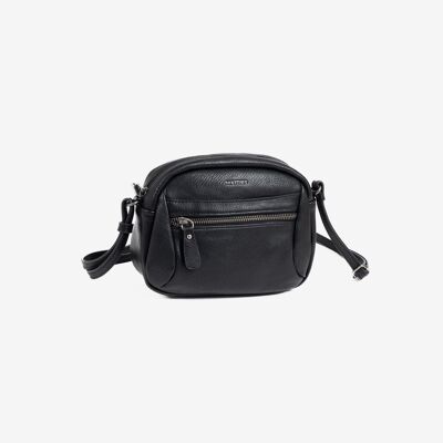 Mini sac pour femme, noir, série Minibags. 21x16x9cm