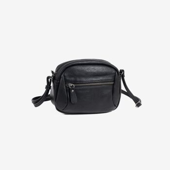 Mini sac pour femme, noir, série Minibags. 21x16x9cm 1