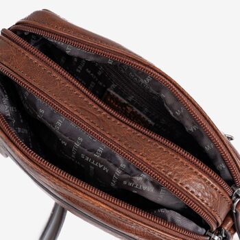 Mini sac pour femme, marron. 20x15x7cm 2