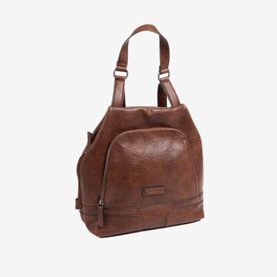 Women's backpack, brown, Backpacks Series. 30x30x11cm