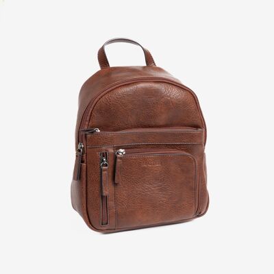 Women's backpack, brown, Backpacks Series. 23x27x11.5cm