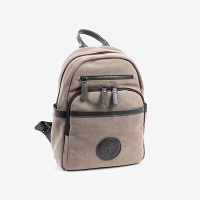 Men's backpack, brown color, Sahara Collection - 24.5x34x11 cm