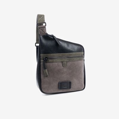Ham holder bag for men, black color, Combined Collection - 22x25x7 cm