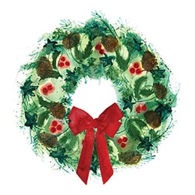 Winter wreath 25x25 cm