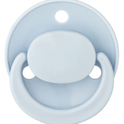 Round tip pacifier 0-24 months - Sky blue