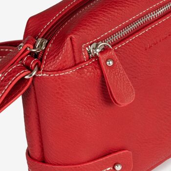 Mini sac rouge pour femme - 21x16x7 cm 2