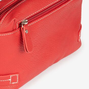 Mini sac rouge pour femme - 21x16x7 cm 4