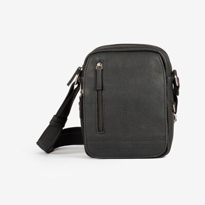 Black shoulder bag, Reporters Classic Sport Collection - 17x22 cm - Mod. 2