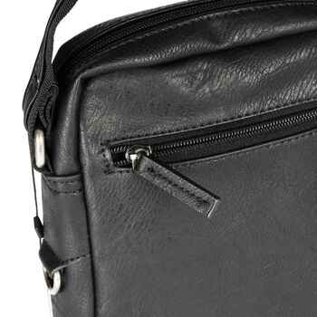 Sac bandoulière noir, Collection Reporters Classic Sport - 17x22 cm - Mod.2 3