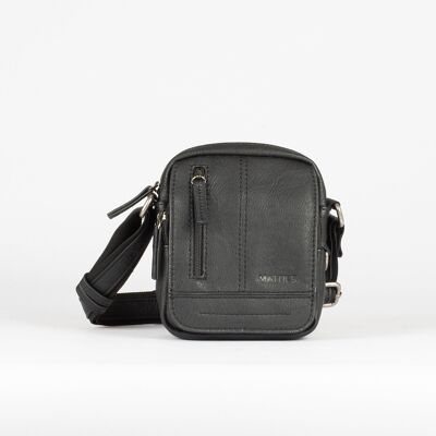 Black shoulder bag, Reporters Classic Sport Collection - 17x18 cm