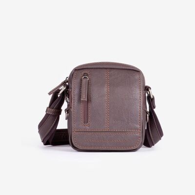 Sac bandoulière marron, Collection Reporters Classic Sport - 17x18 cm