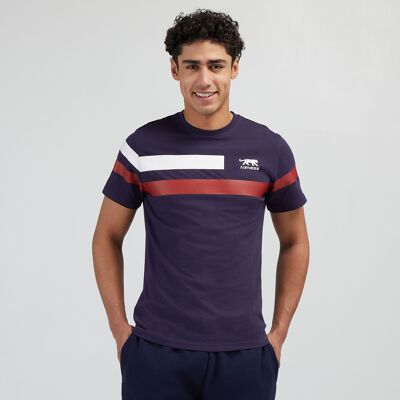 HERREN-T-SHIRT AIRNESS TRICOLOR NAVY