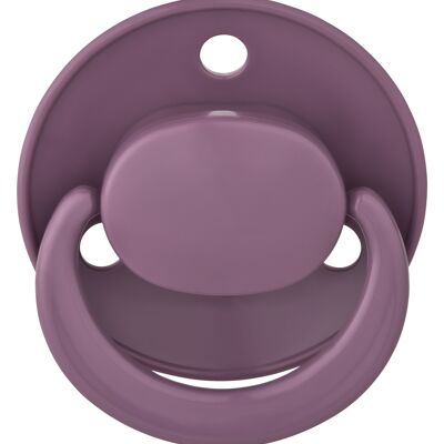 Round tip pacifier 0-24 months - Purple