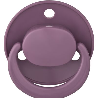 Round tip pacifier 0-24 months - Purple