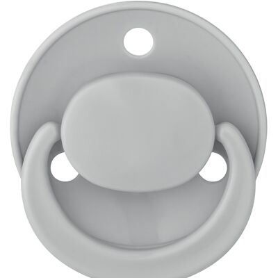 Round tip pacifier 0-24 months - Gray