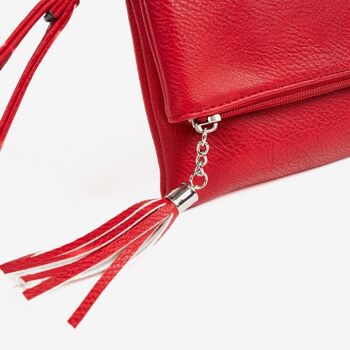 Pochette Pliée, Rouge, Série Wallets - 28x18 cm 2