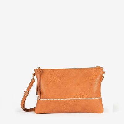 Matties handbag, leather color. - 26x17cm