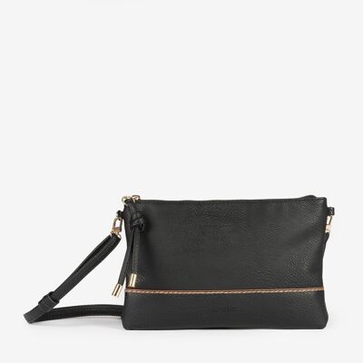 Schwarze Clutch Matties - 26x17 cm