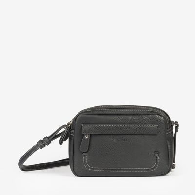 Mini bolso negro para mujer - 20x15x7 cm