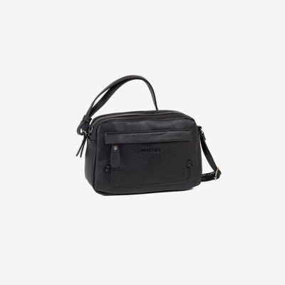 Mini sac noir pour femme - 20x15x7 cm