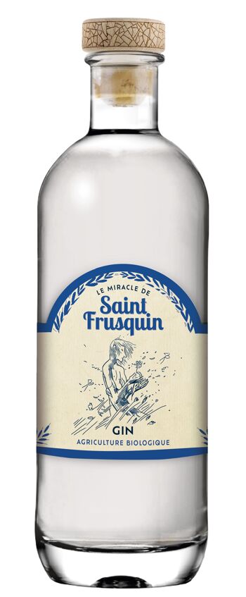 GIN FRANÇAIS BIO - LE MIRACLE DE SAINT-FRUSQUIN - 43% VOL. 70 CL 3