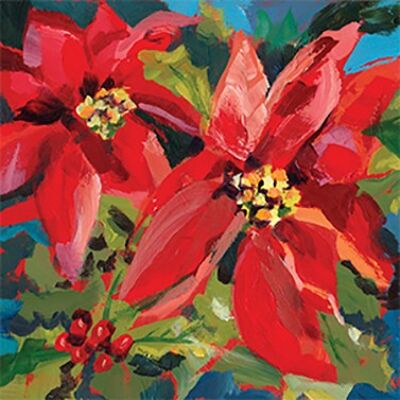 Poinsettia Musée 25x25 cm