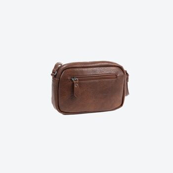 Petit sac à bandoulière, couleur marron, Série Minibags - 21x14 cm 3