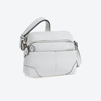 Classic white bag - 25x21x10 cm