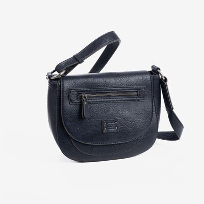 Shoulder bag, blue color, New Class Series. 24x18x11cm