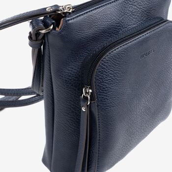 Mini sac pour femme, couleur bleu - 20,5x21x7 cm 2