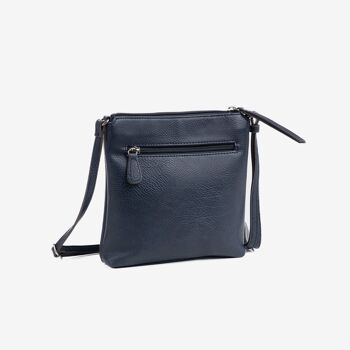 Mini sac pour femme, couleur bleu - 20,5x21x7 cm 4