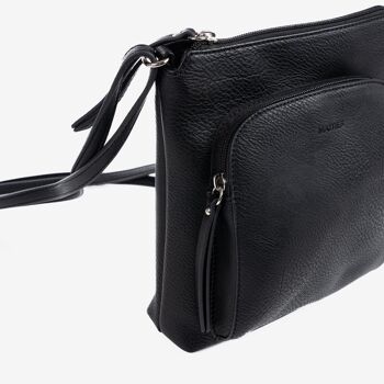 Mini sac pour femme, coloris noir - 20,5x21x7 cm 2